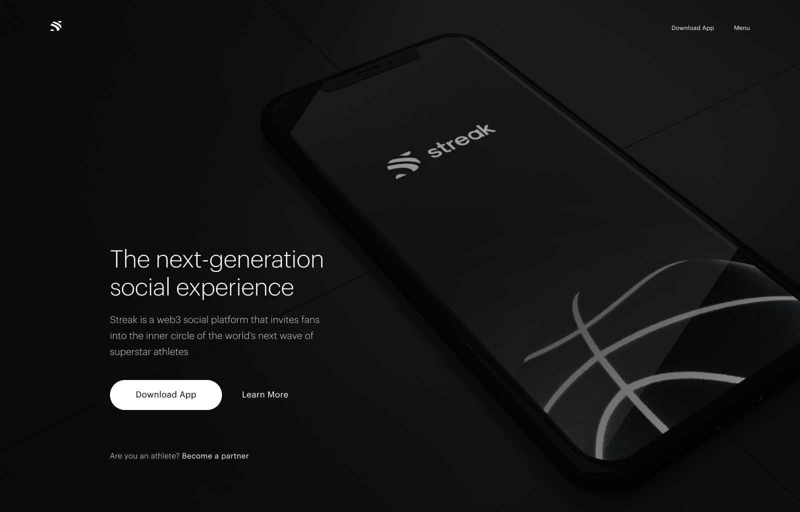 Streak home, desktop